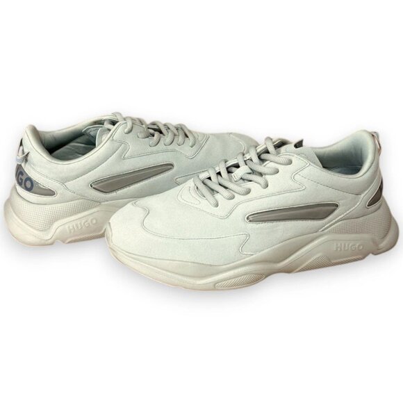 HUGO By Hugo Boss Leon Runn Mfbb Men's Chunky Ortholite Sneakers White US 9 - Picture 4 of 4